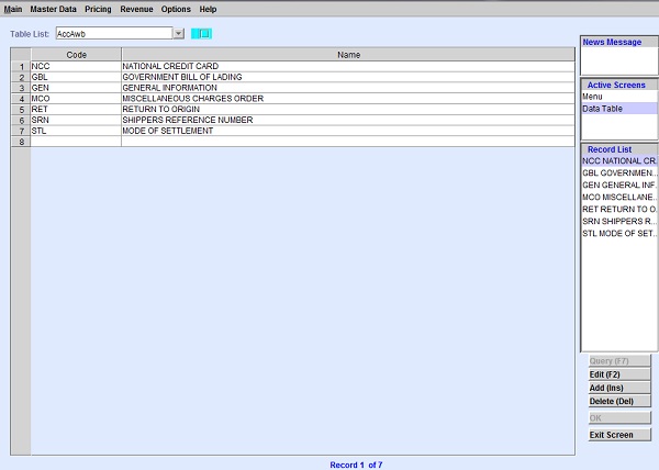 Working with Data Tables